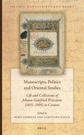 Cover: Manuscripts, Politics and Oriental Studies - Brill
