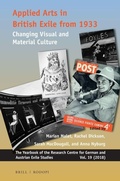 Cover: Applied Arts in British Exile from 1933 - Brill