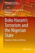 Cover: Boko Haram's Terrorism and the Nigerian State - Springer