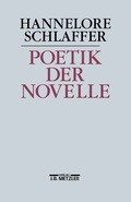 Cover: Poetik der Novelle - J.B. Metzler