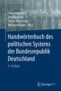 Cover: Handw&ouml;rterbuch des politischen Systems der Bundesrepublik Deutschland - Springer VS