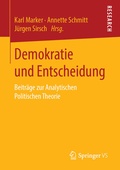 Cover: Demokratie und Entscheidung - Springer VS
