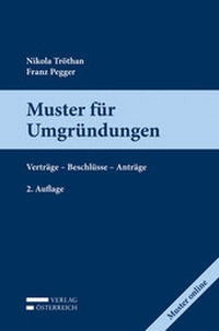 Abbildung von: Muster für Umgründungen - Verlag Österreich