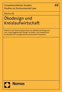 Abbildung von: Ökodesign und Kreislaufwirtschaft - Nomos