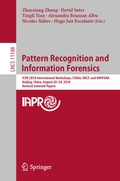 Cover: Pattern Recognition and Information Forensics - Springer