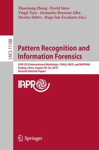 Enlarge image Cover: Pattern Recognition and Information Forensics - Springer