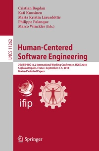 Enlarge image Cover: Human-Centered Software Engineering - Springer