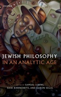 Cover: Jewish Philosophy in an Analytic Age - Oxford University Press