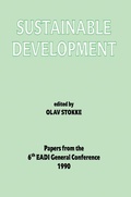 Cover: Sustainable Development - Routledge