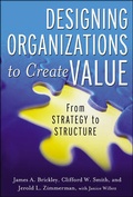 Cover: Designing Organizations to Create Value: From Strategy to Structure - McGraw-Hill Professional