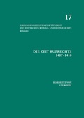 Cover: Die Zeit Ruprechts (1407-1410) - B&ouml;hlau