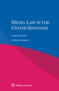 Cover: Media Law in the United Kingdom - Kluwer Law International