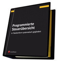 Abbildung von: Programmierte Steuerübersicht - LexisNexis ARD ORAC
