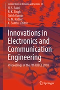 Cover: Innovations in Electronics and Communication Engineering - Springer