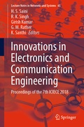 Cover: Innovations in Electronics and Communication Engineering - Springer