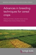 Cover: Advances in breeding techniques for cereal crops - Burleigh Dodds Science Publishing