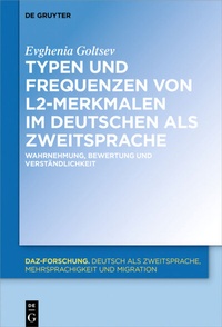 Abbildung von: Typen und Frequenzen von L2-Merkmalen im Deutschen als Zweitsprache - De Gruyter Mouton