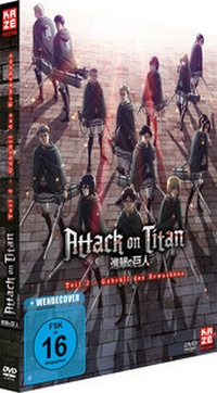 Abbildung von: Attack on Titan - Anime Movie Teil 3: Gebrüll des Erwachens - DVD - Crunchyroll