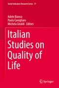 Cover: Italian Studies on Quality of Life - Springer