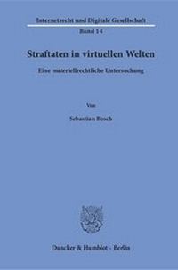Abbildung von: Straftaten in virtuellen Welten. - Duncker & Humblot