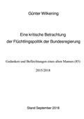 Cover: Eine kritische Betrachtung der Fl&uuml;chtlingspolitik der Bundesregierung - epubli