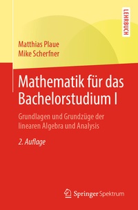 Abbildung von: Mathematik für das Bachelorstudium I - Springer Spektrum