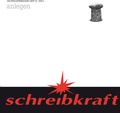 Cover: anlegen - edition schreibkraft ein Imprint von Matthey & Melchior