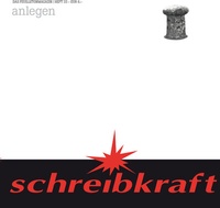 Enlarge image Cover: anlegen - edition schreibkraft ein Imprint von Matthey & Melchior