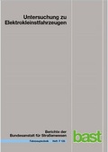 Cover: Untersuchung zu Elektrokleinstfahrzeugen - Fachverlag NW in Carl Ed. Sch&uuml;nemann KG