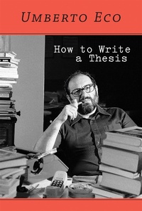 Abbildung von: How to Write a Thesis - MIT Press