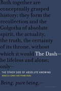 Cover: The Dash#The Other Side of Absolute Knowing - MIT Press