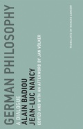Cover: German Philosophy - MIT Press
