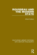 Cover: Rousseau and the Modern State - Routledge