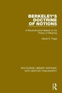 Cover: Berkeley's Doctrine of Notions - Routledge