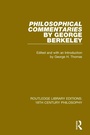Cover: Philosophical Commentaries by George Berkeley - Routledge