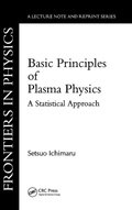 Cover: Basic Principles Of Plasma Physics - CRC Press