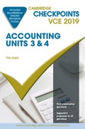 Cover: Cambridge Checkpoints VCE Accounting Units 3&4 2019 and QuizMeMore - Cambridge University Press
