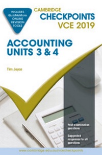 Abbildung von: Cambridge Checkpoints VCE Accounting Units 3&4 2019 and QuizMeMore - Cambridge University Press