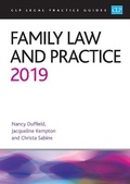 Cover: Family Law and Practice 2019 - College of Law Publishing