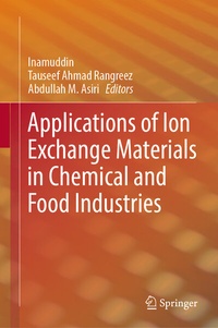 Abbildung von: Applications of Ion Exchange Materials in Chemical and Food Industries - Springer