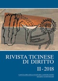 Cover: Rivista ticinese di diritto II-2018 - Helbing & Lichtenhahn
