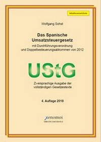 Abbildung von: Das spanische Umsatzsteuergesetz (mit Durchführungsverordnung und DBA) - PDF Ausgabe - Xenomoi Verlag