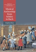 Cover: Musical Authorship from Schuetz to Bach - Cambridge University Press