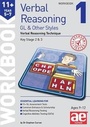 Cover: 11+ Verbal Reasoning Year 5-7 GL & Other Styles Workbook 1 - Accelerated Education Publications Ltd