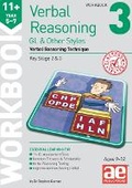 Cover: 11+ Verbal Reasoning Year 5-7 GL & Other Styles Workbook 3 - Accelerated Education Publications Ltd