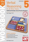 Cover: 11+ Verbal Reasoning Year 5-7 GL & Other Styles Workbook 5 - Accelerated Education Publications Ltd