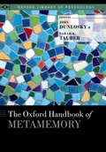 Cover: The Oxford Handbook of Metamemory - OUP eBook