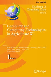 Enlarge image Cover: Computer and Computing Technologies in Agriculture XI - Springer
