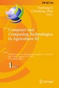 Cover: Computer and Computing Technologies in Agriculture XI - Springer
