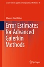 Cover: Error Estimates for Advanced Galerkin Methods - Springer